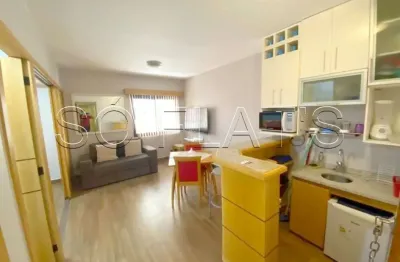 Apto totalmente reformado com 1x dormitório na alameda lorena no jardins sem burocracia na locação.