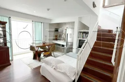 Cobertura disponível para locação no estanconfor villa paulista com 123m², 2 dormitórios e 2 vagas.