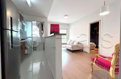 Flat no ciragan disponível para locação com 55m². 1 dormitório e 1 vaga próximo da avenida paulista.