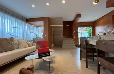 Flat george v maria lisboa, apto cobertura disponível para venda com 120m², 1 dormitório e 2 vagas