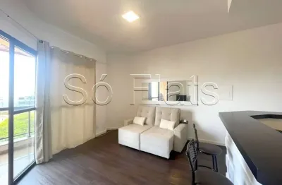 Flat para locação no montecattini com 42m², 1 dormitório, 1 vaga de garagem no morumbi.
