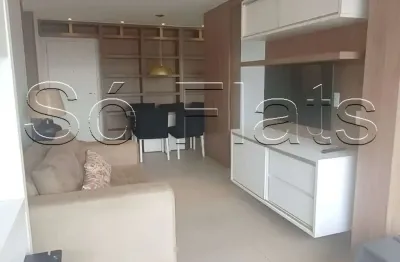Residencial code berrini, apartamento disponível para locação com 44m², 1 dormitório e 1 vaga.