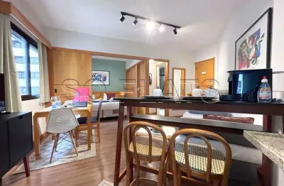 Flat hampton park, disponível para venda com 31m², 1 dormitório e 1 vaga de garagem