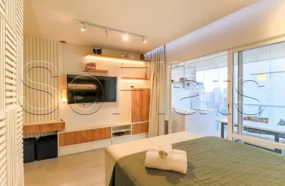 Residencial landing campo belo, studio disponível para venda com 42m², 1 dormitório e 1 vaga