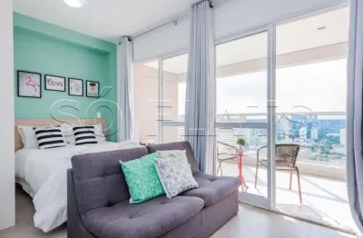 Novo apartamento studio na av. santo amaro, completo e muito bem equipado