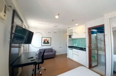 Ótimo flat na vila olímpia prox. da av. santo amaro e faria lima disponível para locação com 1 dorm.