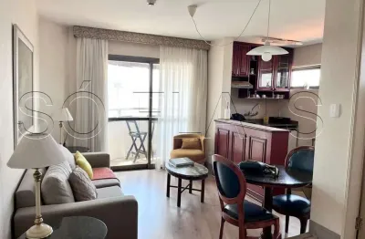 Flat paulista wall street, disponível para venda com 47m², 1 dormitório e 1 vaga