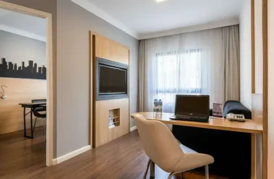 Flat mobiliado em pinheiros disponível para venda com 28m² e 01 vaga de garagem