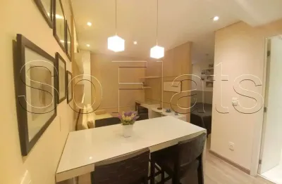 Flat à venda em Pinheiros no Mercure SP mobiliado com vaga próximo ao metrô