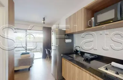 Studio vn álvaro rodrigues, flat disponível para locação contendo 32m² e 1 dormitório.