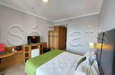Studio no comfort ibirapuera com 26m², 1 dormitório e 1 vaga disponível para locação em moema.