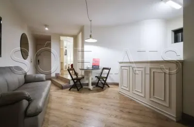 Flat no paulista wall street disponível para locação com 49m², 1 dormitório e 1 vaga nos jardins.