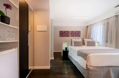 Apartamento mobiliado disponível para venda com 33m² e 01 vaga de garagem