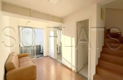 Duplex top tower pinheiros, apartamento disponível para venda com 44m², 1 dormitório e 1 vaga