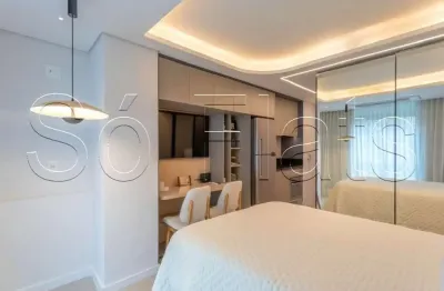 Residencial solo jardins, flat disponível para locação contendo 24m² e 1 dormitório.