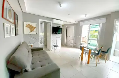 Flat quality bela cintra disponível para venda com 48m², 2 dorms e 1 vaga de garagem