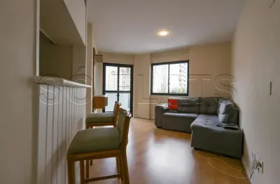 Flat no jardim paulista para locação, próximo a avenida nove de julho e shopping pamplona.