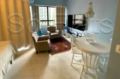 Flat no quality hotel paulista disponível para locação com 30m² e 01 vaga de garagem