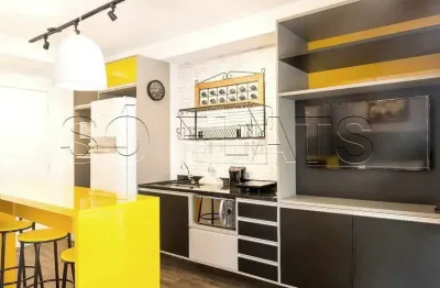 London sp disponível para locação contendo 35m², 1 dormitório e 1 vaga de garagem.