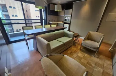 Flat alto padrão para locação no Itaim, prox a Av. Favia Lima e Cidade Jardim