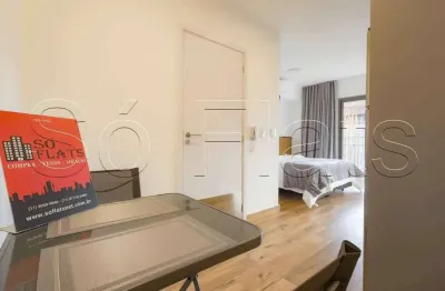 Apartamento 33m²  totalmente mobiliado para locação no paraíso.