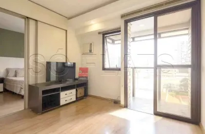 Q.i, disponível para locação 37m², 1 dormitório e 1 vaga, bem localizado em moema.