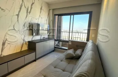 Disponível para locação em moema com 28m² totalmente mobiliado e decorado