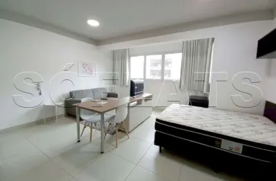 Flat disponível para locação novo mobiliado e todo equipado prox. da Avenida Paulista e metrô.