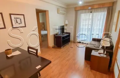 Moema comfort pintassilgo, flat disponível para locação contendo 45m², 01 dormitório e 01 vaga.