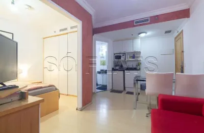 Flat no mercure sp pinheiros com 1 dormitório e 1 vaga disponível para locação prox. da oscar freire