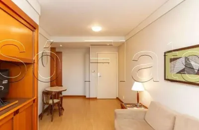 Flat estanplaza nações unidas, disponível para venda com 40m², 01 dormitório e 01 vaga de garagem