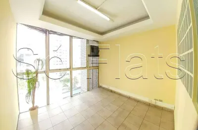 Sala comercial monterrey higienópolis, conjunto disponível para locação contendo 36m² e 1 vaga.