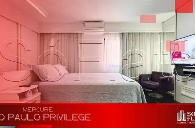 Flat Mercure São Paulo Privilege disponível para venda com 30m², 1 dormitório e 01 vaga de garagem