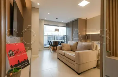 Residencial dsg itaim disponível para locação com 27m², 1 dormitório ao lado da av. santo amaro.