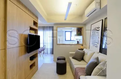 Flat phs, apartamento reformado disponível para venda com 40m², 01 dormitório e 01 vaga de garagem