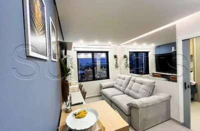 Flat no tatuapé disponível para locação contendo 29m², 01 dorm e 01 vaga de garagem