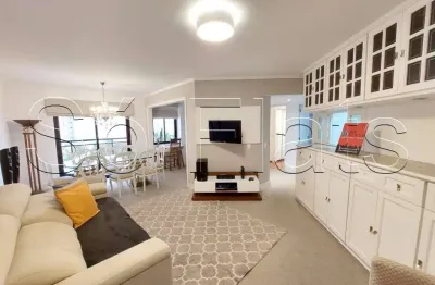 Flat para locação no the sutton house 120m² 2 dormitórios e 2 vagas e garagem