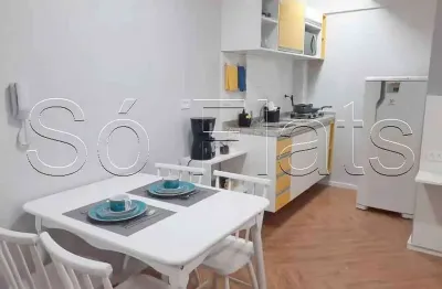 Excelente apartamento do tipo studio no bairro mais tradicional de são paulo!
