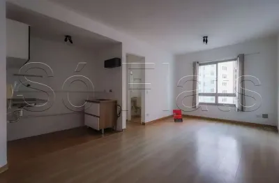 Residencial terrazza higienópolis, apto disponível para locação contendo 30m², 1 dormitório e 1 vaga