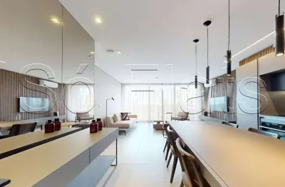 Residencial jfl125, flat disponível para locação contendo 83m², 1 dormitório e 1 vaga.