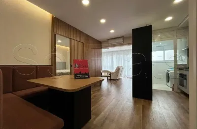 Horizonte jk, apto disponível para locação com 54m², 01 dormitório e 2 vagas de garagem