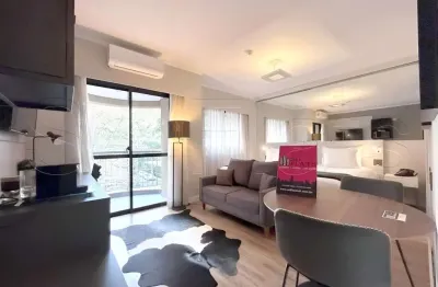 Flat no clarion faria lima, disponível para locação com 29m², 01 dormitório e 01 vaga de garagem