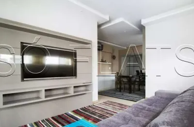 Residencial l' officina, apartamento disponível para locação com 90m², 1 dormitório e 2 vagas.