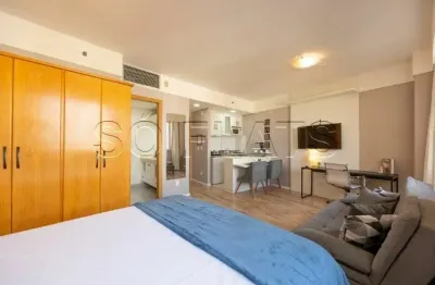 Apto no comfort alphaville disponível para locação com 30m², 1 dormitório e 1 vaga.