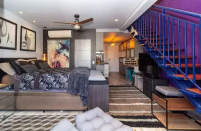 Inspired in são paulo, apto cobertura duplex disponível para venda com 82m², 1 dormitório e 1 vaga