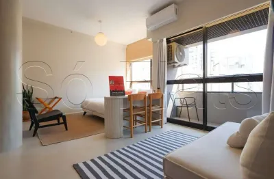 Flat quality paulista disponível para venda com 30m², 1 dormitório e 1 vaga de garagem