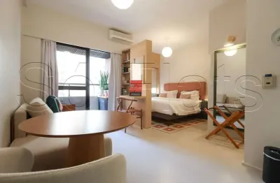Flat quality paulista disponível para venda com 29m², 1 dormitório e 1 vaga de garagem