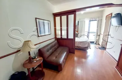 Flat champ´s elysées disponível para venda com 30m², 01 dormitório e 01 vaga de garagem