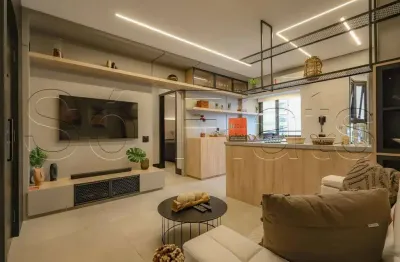 Flat ritz disponível para venda com 48m², 1 dormitório e 1 vaga de garagem