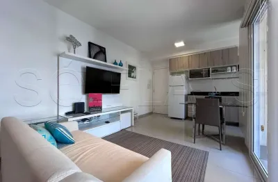 Option paraíso, studio disponível para locação contendo 38m², 01 dormitório e 01 vaga.